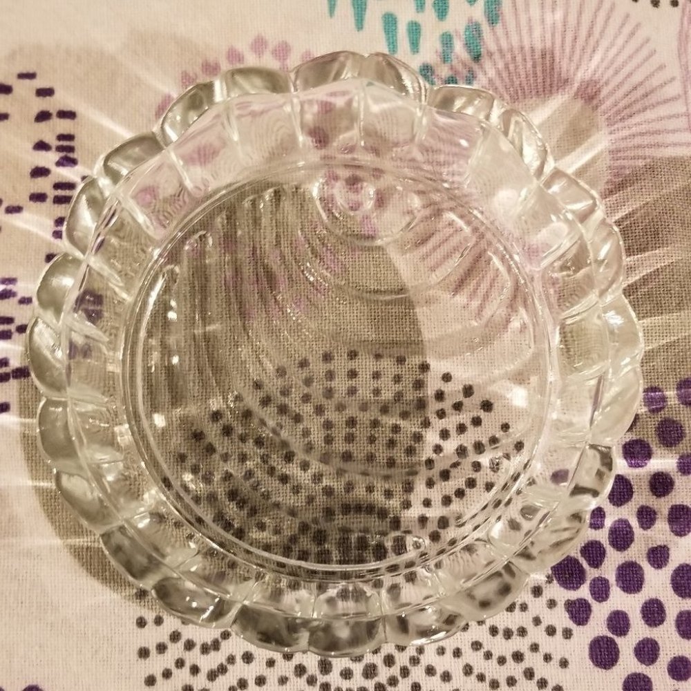 Glass Jewelry Dish for Home
